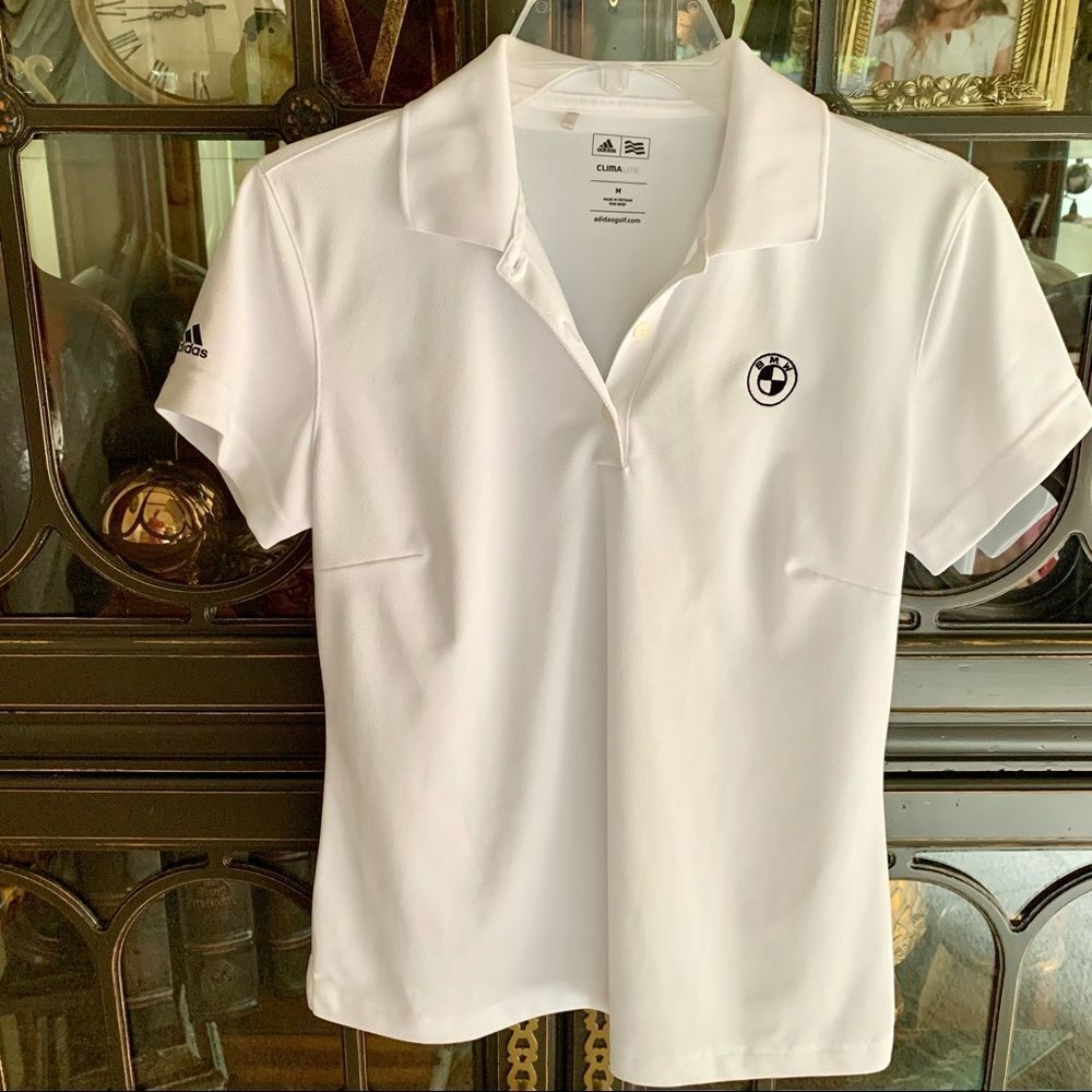 Adidas Climalite BMW Logo Golf Polo Shirt M